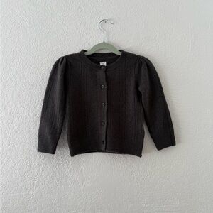 Gap baby Toddler Knit Button Front Cardigan Size 3 in Gray